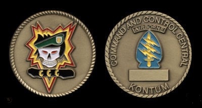 MACVSOG SOG Command and Control South CCS Challenge Coin