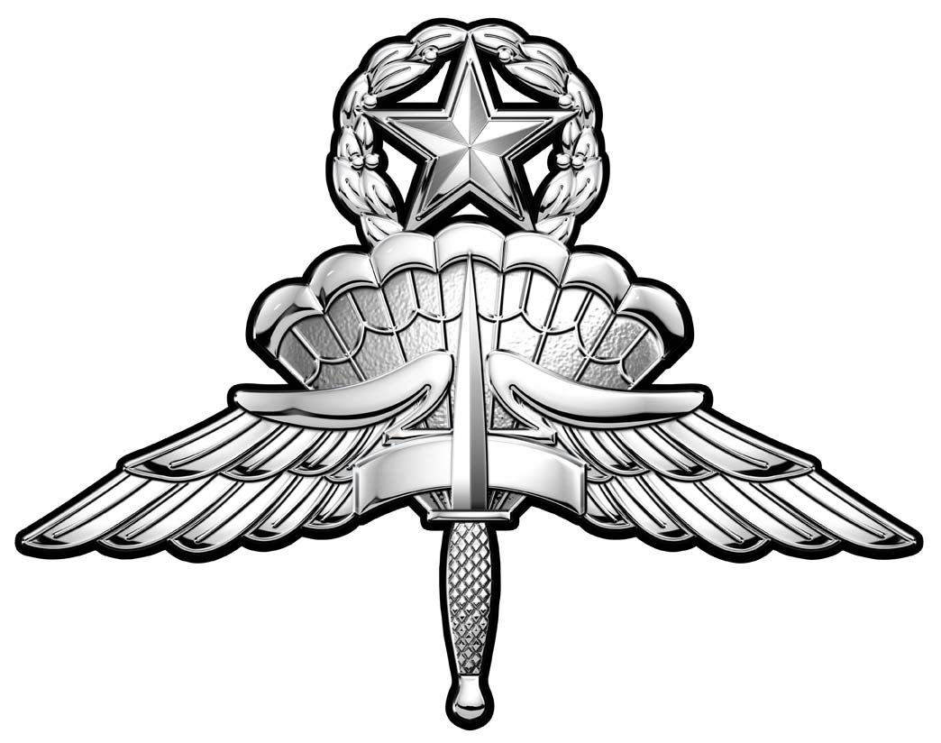 columbian military freefall badge