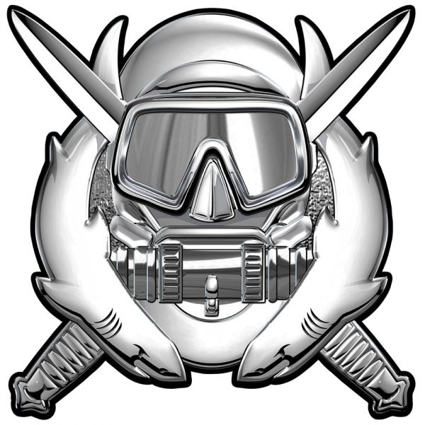 Special Operations Combat Diver all metal Sign 11 x 11″ – MACV-SOG