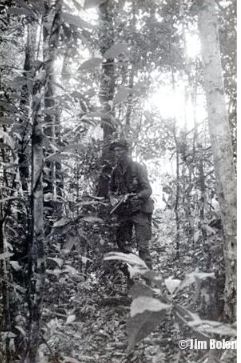 ”SSG Carle”, moving though the Cambodian jungle on a mission