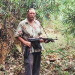 Cambodia in 2002, when I went back and hiked with 6 Cambodian Rangers to the Cobra 84 crash site... We hiked 100 miles each way... a total of 23 days...