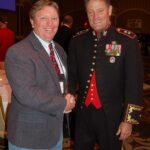 with Major General Mark A. Clark, Commander of the USMC Special Operations Command (Camp Lejeune, NC) Special Operations Reunion, Oct. 23-27, 2012. Las Vegas, Nevada