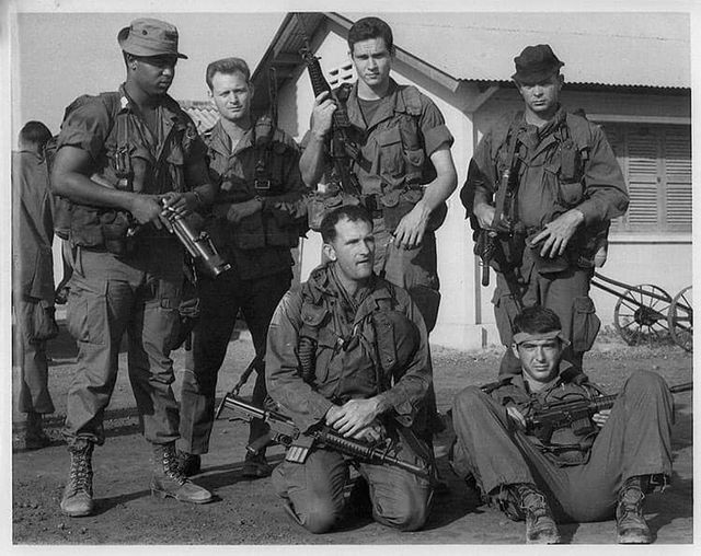 Recon Team (RT) Wedge at FOB. 5 Ban Me Th ộtt in the beginning of 1970.