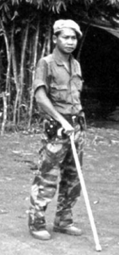 Cambodian Bn CO LTC Savuth (Photo Courtesy of Fred Lindsey)