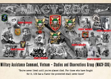 MACV-SOG all metal Sign 12 x 15-1/2 Limited Edition Print. Numbered SOG MACVSOG
