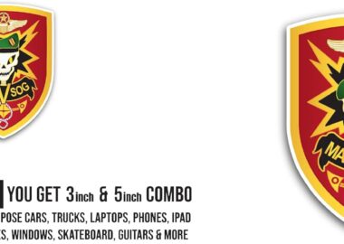 2 (Pieces) 3" and 5" MACV SOG Sticker
