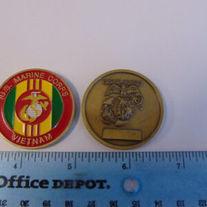 US Marine Corps USMC Vietnam Challenge Coin