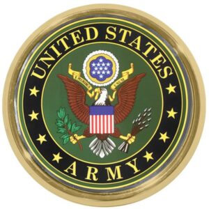 Auto Emblem - Army Crest