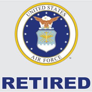 Mylar Decal - United States Air Force Crest - RETIRED