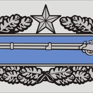 Mylar Decal - Combat Infantry Badge 2nd Award 5 x2.25