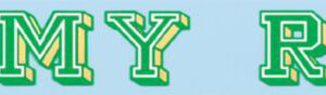 Mylar Decal - Army Retired 20.75 x 1.5 Window Strip