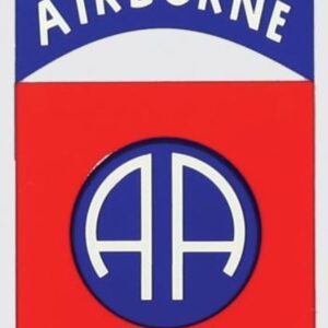 Mylar Decal - 82nd Airborne Combat Service Identification Badge 2.75 x 4.25