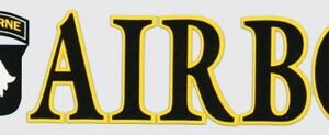 Mylar Decal - 101st Airborne 14.5 x 2 Window Strip