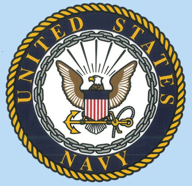 Mylar Decal - United States Navy Crest 4.25 x 4.25 Mylar Decal - United States Navy Crest 4.25 x 4.25