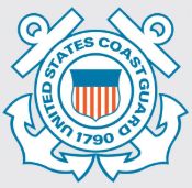Mylar Decal - United States Coast Guard Crest 4.25 x 4