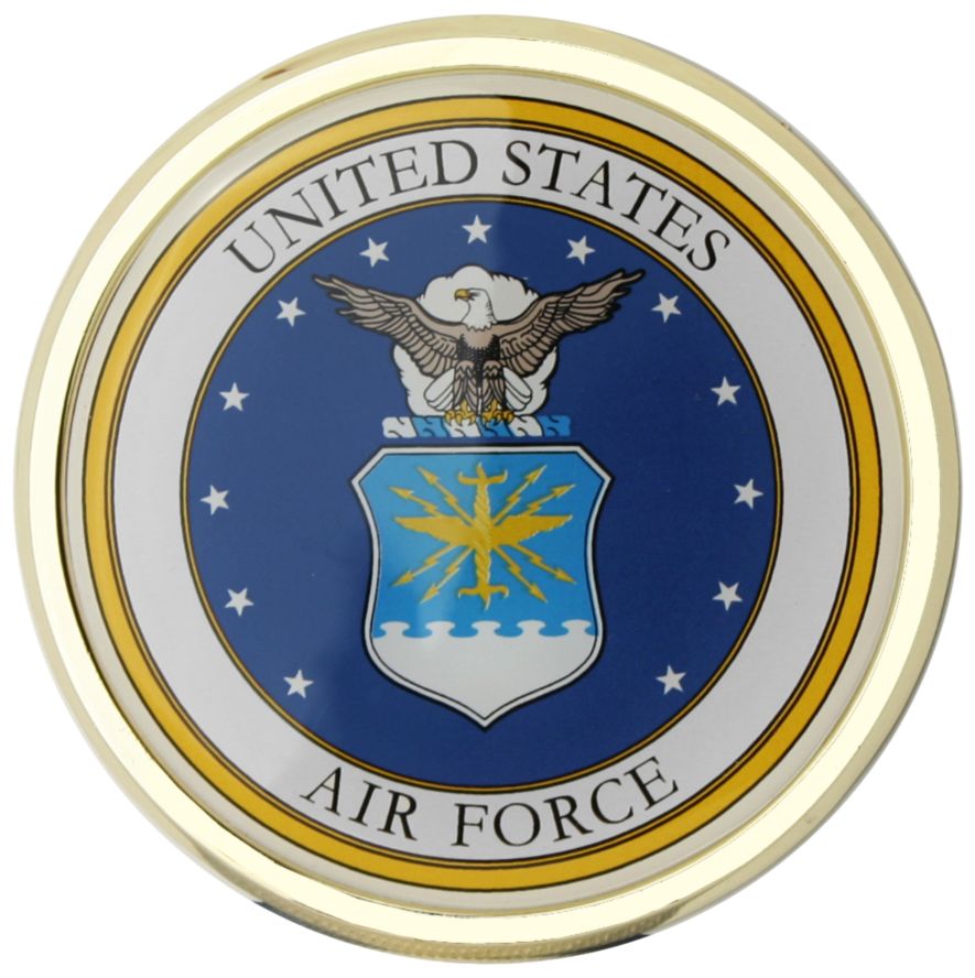 Auto Emblem - Air Force Emblem Auto Emblem - Air Force Emblem