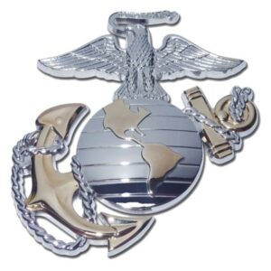 USMC Auto Emblem - 3D Eagle Globe & Anchor