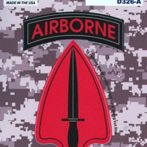 Sticker - Special Operations Command (Airborne) 1.75 x 3.75