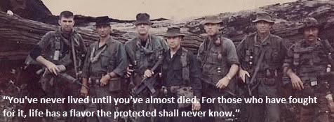 L to R SFC Bob Cavanaugh, MSG Skip Minnicks, SFC Hugh Sherron, MSG Gilbert Secore, SP5 Bill Harris, SFC Bob Baker, SSG Francis McCabee. Picture taken at FOB 3 Khe Sanh. Dec. 6,1967. Photographer SGT Ray Frovarp.