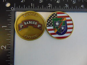 Army 3rd Ranger BN Spouse Challenge Coin