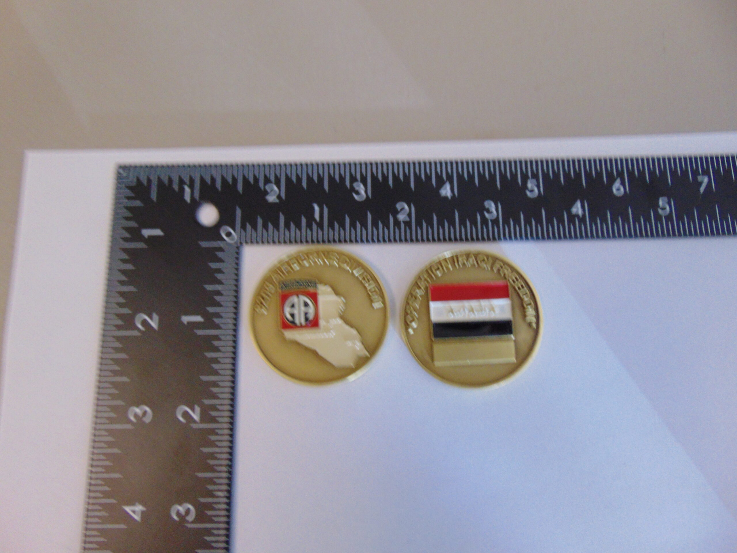 82nd Airborne Iraqi Freedom Challenge Coin 82nd Airborne Iraqi Freedom Challenge Coin
