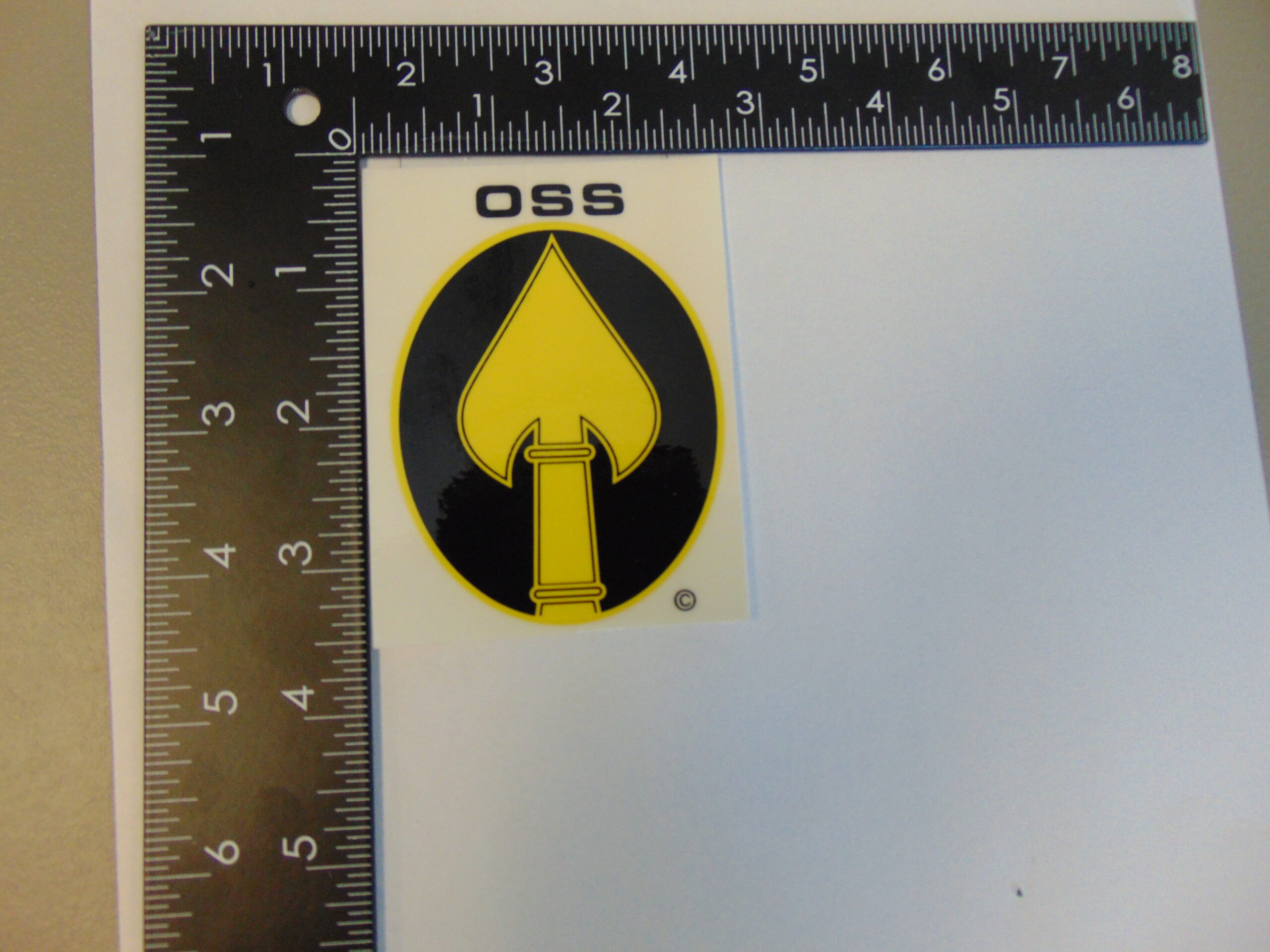 OSS Office of Strategic Services WWII Decal OSS Office of Strategic Services WWII Decal