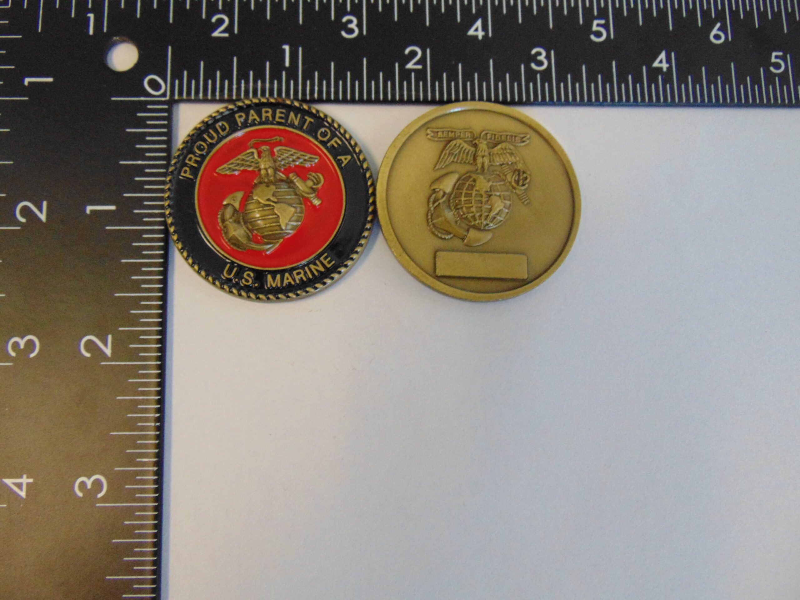USMC Marine CORPS Proud Parent of a U.S. Marine Challenge Coin C-209 USMC Marine CORPS Proud Parent of a U.S. Marine Challenge Coin C-209