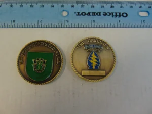 10th Special Forces Group Challenge Coin Round with Flash 10th Special Forces Group Challenge Coin Round with Flash