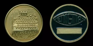 WWII German Enigma Code Machine Challenge Coin
