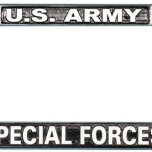 U.S. Army Special Forces Chrome License Plate Frame