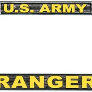 U.S Army Ranger Chrome License Plate Frame