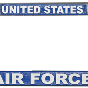 United States Air Force Chrome License Plate Frame
