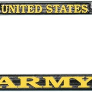United States Army Chrome License Plate Frame LFA01