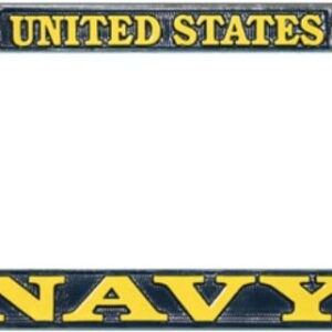 U.S. Navy Chrome License Plate Frame