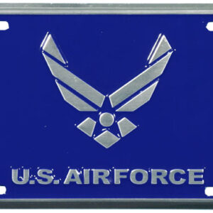 U.S. Air Force HAP Symbol Embossed Metal License Plate