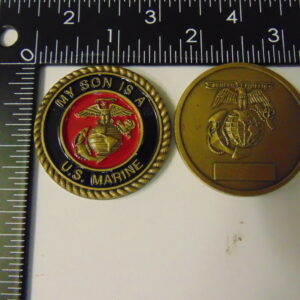 My Son Is A Marine USMC Marine CORP challenge coin