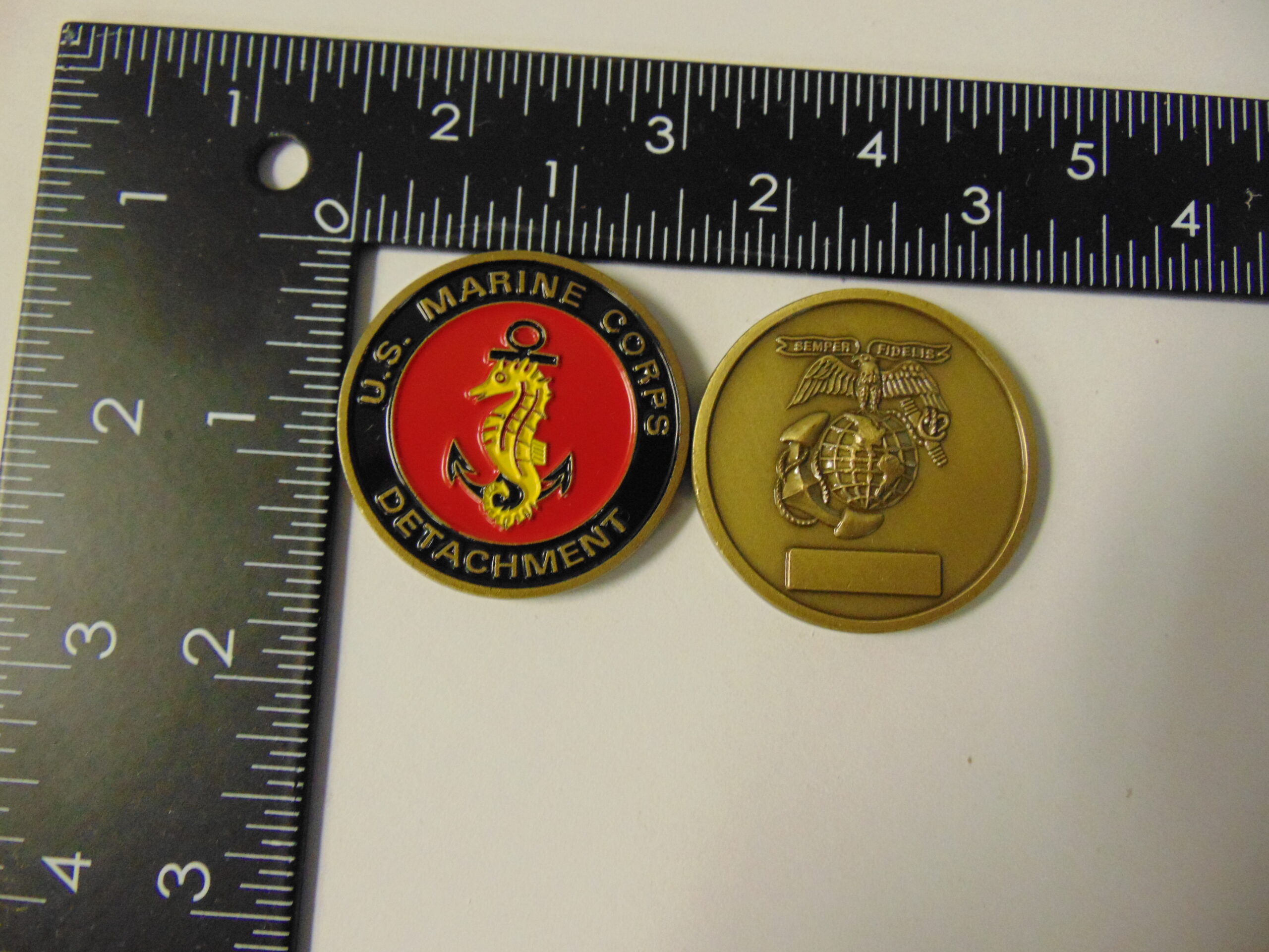 USMC - Ship Detachment Challenge Coin C-238 USMC - Ship Detachment Challenge Coin C-238